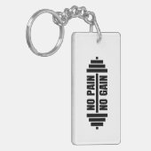 Motivierend Gewichtszunahme Schlüsselanhänger (Vorderseite links)