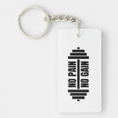 Motivierend Gewichtszunahme Schlüsselanhänger (Vorderseite)