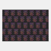 Motivierend Girls-Zitat - Ihr Bestes heute Geschenkpapier Set (Vorderseite)