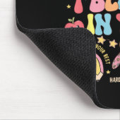 Motivierend glaube ich an dich Schüler lehren Tes Mousepad (Ecke)