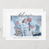 Motivierend Glaube Script Foto Weihnachten (Vorne/Hinten)