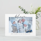 Motivierend Glaube Script Foto Weihnachten (Stehend Vorderseite)