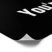 Motivierend glauben, dass du auf halbem Weg dorthi Poster (Ecke)