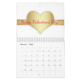 Motivierend Glitzer Typografie Schöne 12-monatige Kalender