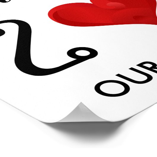 Motivierend Glück im neuen Jahr 2019 Bestes Jahr ü Poster (Ecke)