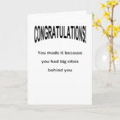 motivierend Glückwünsche Karte (Gelbe Blume)