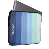 Motivierend Gradient Custom mit Name - Laptopschutzhülle (Vorne Rechts)