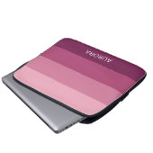 Motivierend Gradient Custom mit Name - Laptopschutzhülle (Vorne Knopf)