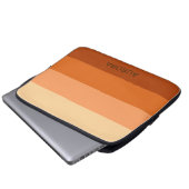 Motivierend Gradient Custom mit Name - Laptopschutzhülle (Vorne Knopf)