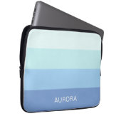 Motivierend Gradient Custom mit Name - Laptopschutzhülle (Vorne Rechts)