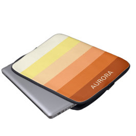 Motivierend Gradient Custom mit Name - Laptopschutzhülle