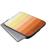 Motivierend Gradient Custom mit Name - Laptopschutzhülle (Vorne Knopf)