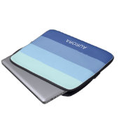 Motivierend Gradient Custom mit Name - Laptopschutzhülle (Vorne Knopf)