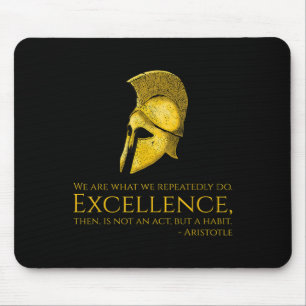 Motivierend griechische Philosophie - Aristoteles Mousepad