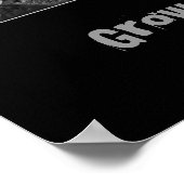 Motivierend "Growth" Poster (Ecke)