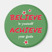 Motivierend grün erreichen magnet (Vorne)