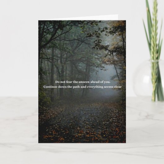 motivierend Grußkarte Karte (Vorderseite)