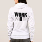 Motivierend Gym-Design Hoodie (Rückseite)