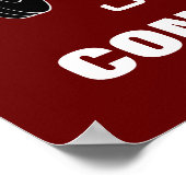 Motivierend Gym Workout Fitness Zitat Poster (Ecke)