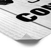 Motivierend Gym Workout Fitness zitieren rustikale Poster (Ecke)