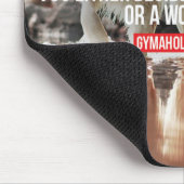 Motivierend Gym-Worte Mousepad (Ecke)