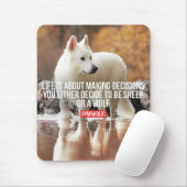 Motivierend Gym-Worte Mousepad (Mit Mouse)