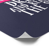 Motivierend Gymnastik Zitat Gymnastik Athleten Poster (Ecke)