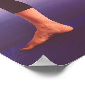 Motivierend Gymnastikangebot Poster (Ecke)