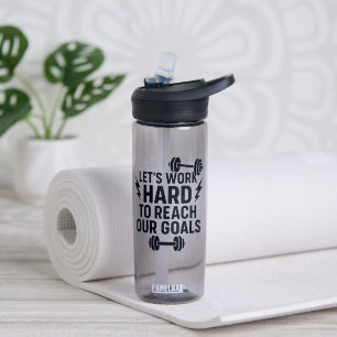Motivierend Gymnastikflasche - harte Arbeit Gelass Trinkflasche