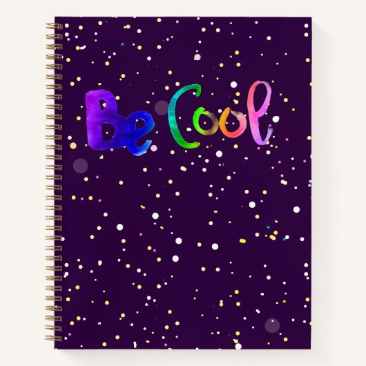 Motivierend Handhabung cooles SpiralNotebook sein Notizblock (Vorderseite)