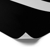 Motivierend harte Arbeit bringt Erfolg Poster (Ecke)