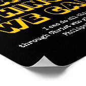 Motivierend | HARTE DINGE, DIE WIR KÖNNEN | CHRIST Poster (Ecke)