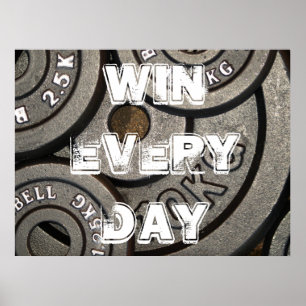 Motivierend Hebe- und Trainingspender Poster