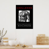 motivierend Herausforderung Poster (Küche)