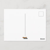 Motivierend Hindernisse sind der Pfad-Cartoon Postkarte (Rückseite)