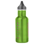 Motivierend Hydratationsanlage - rostfrei Edelstahlflasche (Links)