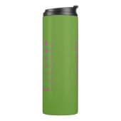 Motivierend Hydratationsanlage - rostfrei Thermosbecher (Nach links gedreht)