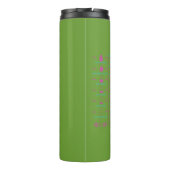 Motivierend Hydratationsanlage - rostfrei Thermosbecher (Rückseite)