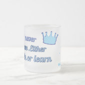 Motivierend_I verliert niemals, entweder ich gewin Mattglastasse (Mittel)