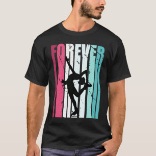 Motivierend Ice Skaten Fan Lieben spielen Herz F T-Shirt