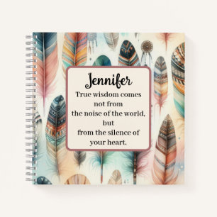 Motivierend Indian Spiral Notebook Notizblock