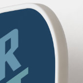 Motivierend individuelle Name Pickleball Schläger (Linke Seite)