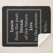 Motivierend individuelle Name werfen Decken (Vorderseite (Horizontal))