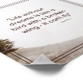 Motivierend - Inspiration für das Leben Poster (Ecke)