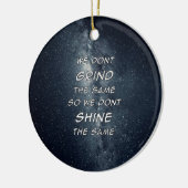 Motivierend Inspiration für die Grind- und Shine-S Keramik Ornament (Links)