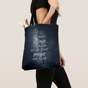 Motivierend Inspiration für Grind & Shine Stars Tasche