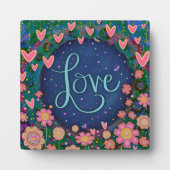 Motivierend Inspiration Herz-Liebe-Inspiritivität Fotoplatte (Vorderseite)