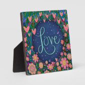 Motivierend Inspiration Herz-Liebe-Inspiritivität Fotoplatte (Vorderseite)