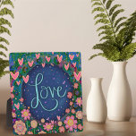Motivierend Inspiration Herz-Liebe-Inspiritivität Fotoplatte<br><div class="desc">Inspiration Trendy Liebe Easel Plaque - hübsche, skurrile und stilvolle Kunstwerke zum inspirier und Aufheben. Farbenfrohe, hübsche Blumen- und Herzdesign verleihen Ihrem Tag ein angenehmes Ambiente. Diese spaßigen Easel-Plakate machen große inspirierende Keepsakes für Familie, Freunde, Kollegen, Lehrer, etc.. Modernere, blumige und motivierend Plaques in meinem Geschäft. Perfekte tägliche Erinnerungen für...</div>