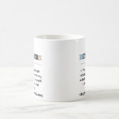 Motivierend Inspiration Kleine Erinnerungen Kaffeetasse (Mittel)